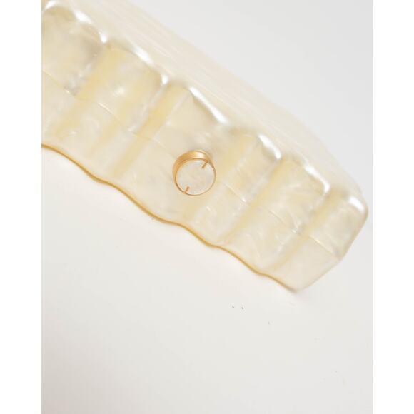 Cult Gaia Paloma Clutch in Ivory - Picture 8 of 12